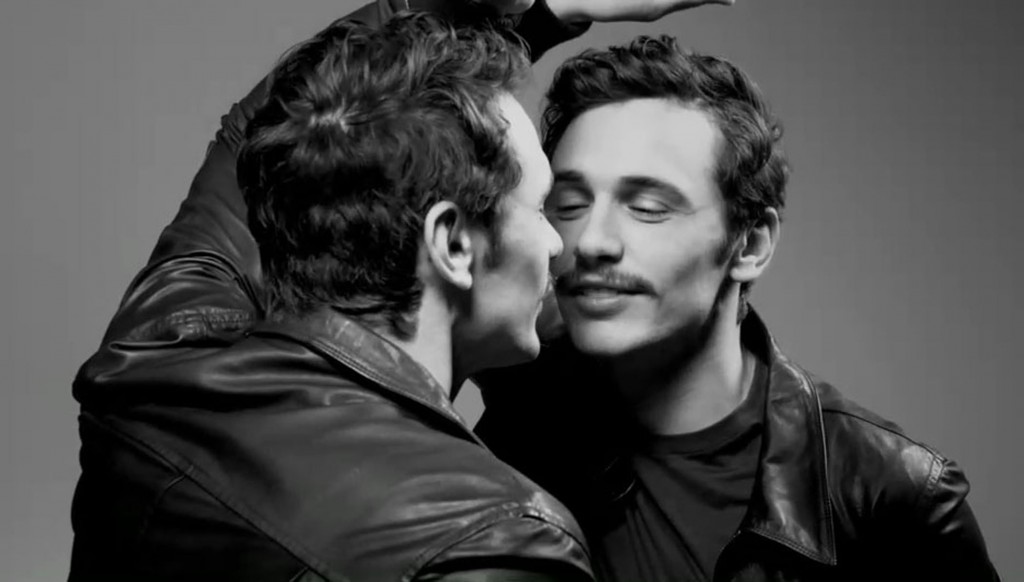 James Franco kisses himself