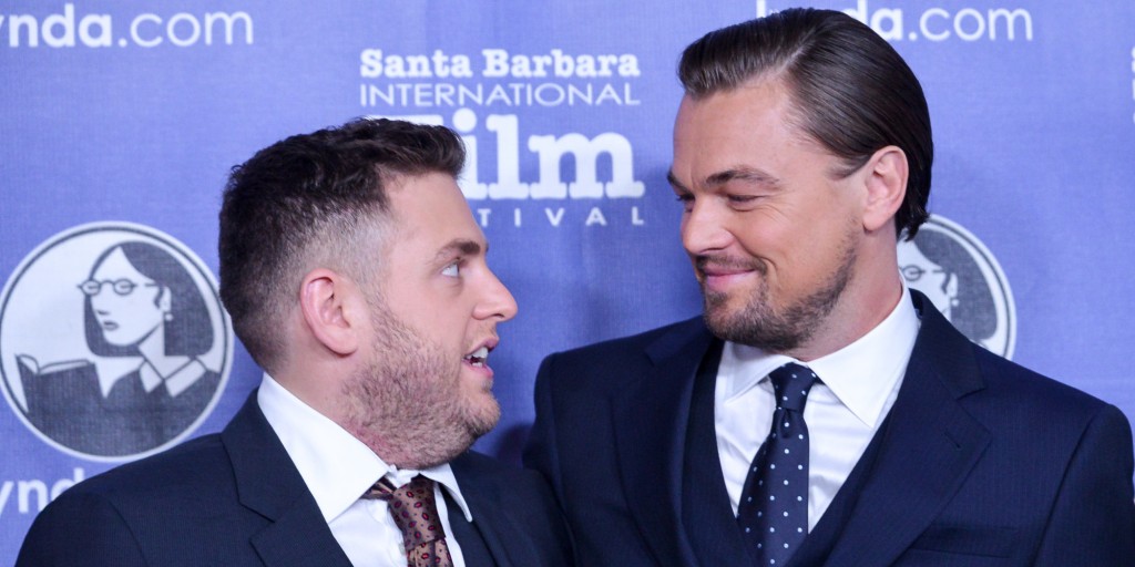 Leonardo DiCaprio y Jonah Hill