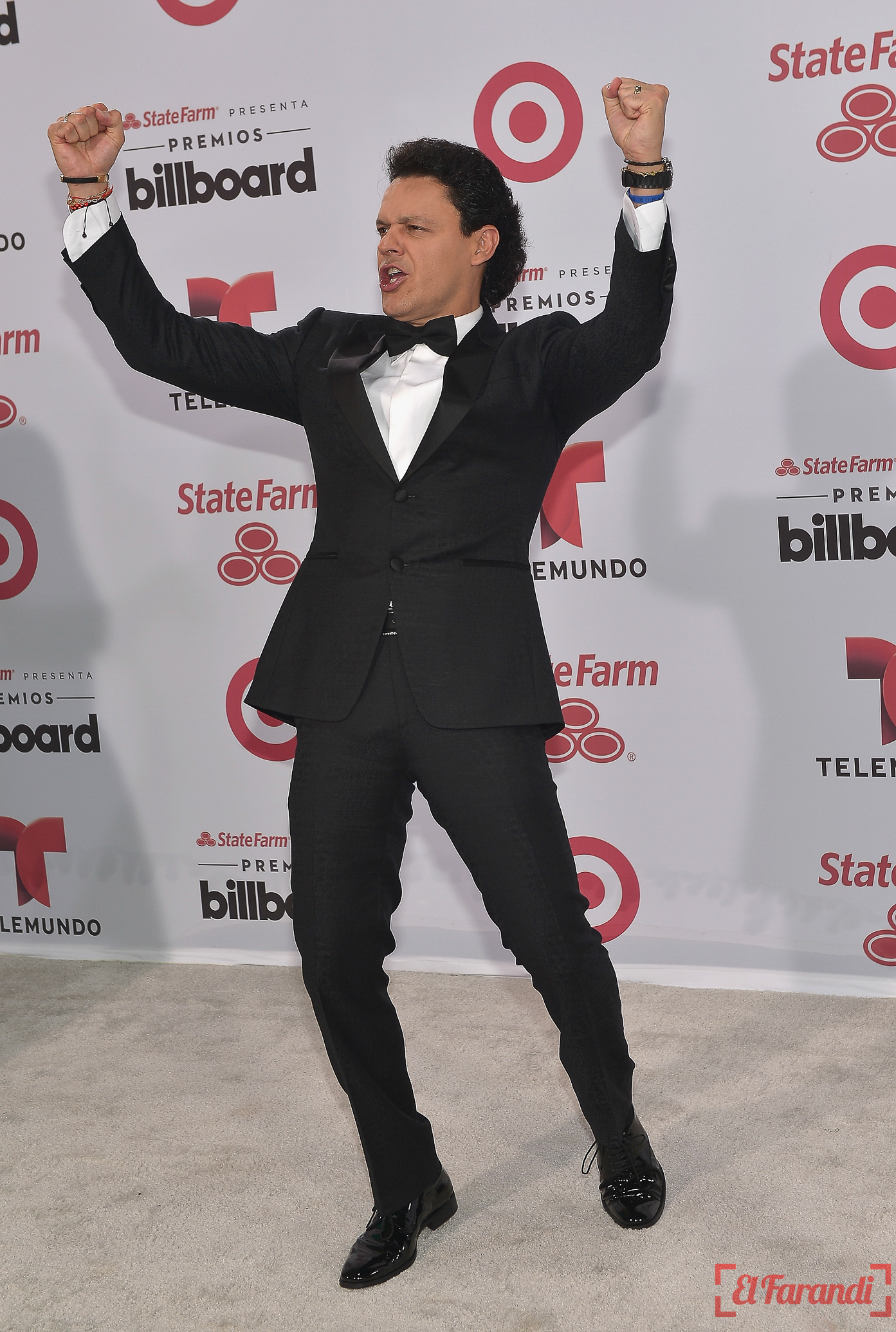 MIAMI, FL - APRIL 30: Pedro Fernandez arrives at 2015 Billboard Latin Music Awards presented bu State Farm on Telemundo at Bank United Center on April 30, 2015 in Miami, Florida.   Rodrigo Varela/Getty Images/AFP
