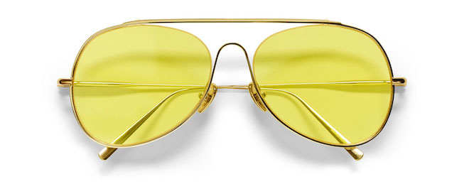 Acne-Studios-gafas-amarillas-aviador