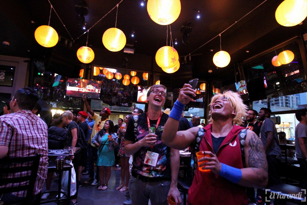 SAN DIEGO, CA - JULY 09: Guests attend the Dragon Ball Z: Resurrection 'F' San Diego Comic Con opening night VIP party held at Whiskey Girl on July 9, 2015 in San Diego, California.   Tommaso Boddi/Getty Images for FUNimation Entertainment/AFP