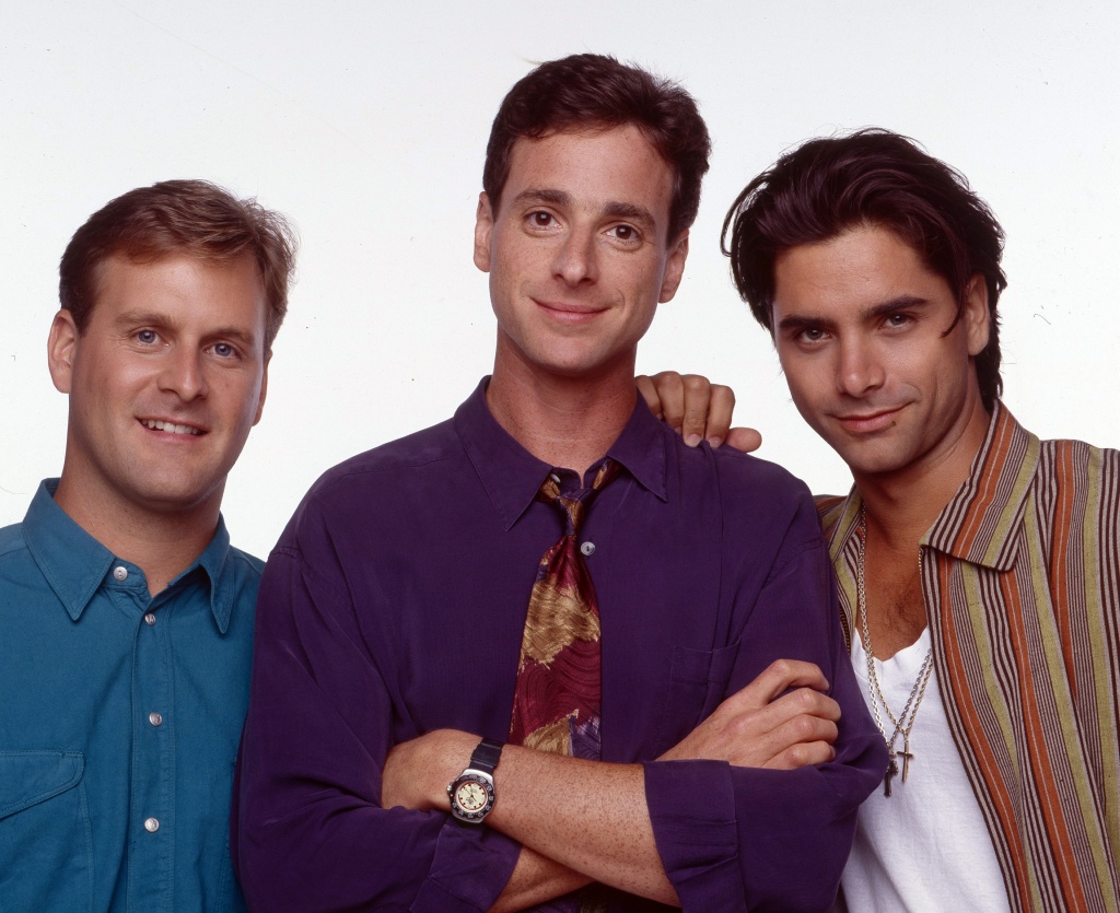 FULL HOUSE - Cast Gallery - August 30, 1993. (Photo by ABC Photo Archives/ABC via Getty Images)DAVE COULIER;BOB SAGET;JOHN STAMOS