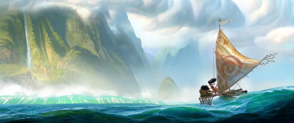 From Walt Disney Animation Studios comes “Moana,” a sweeping, CG-animated comedy-adventure about a spirited teenager on an impossible mission to fulfill her ancestors' quest. A born navigator, Moana sets sail from the ancient South Pacific islands of Oceania in search of a fabled island. During her incredible journey, she teams up with her hero, the legendary demi-god Maui, to traverse the open ocean on an action-packed voyage, encountering enormous sea creatures, breathtaking underworlds and ancient folklore. Directed by the renowned filmmaking team of Ron Clements and John Musker ("The Little Mermaid," "The Princess and the Frog," "Aladdin"), "Moana" arrives in theaters in late 2016. ©2014 Disney. All Rights Reserved.