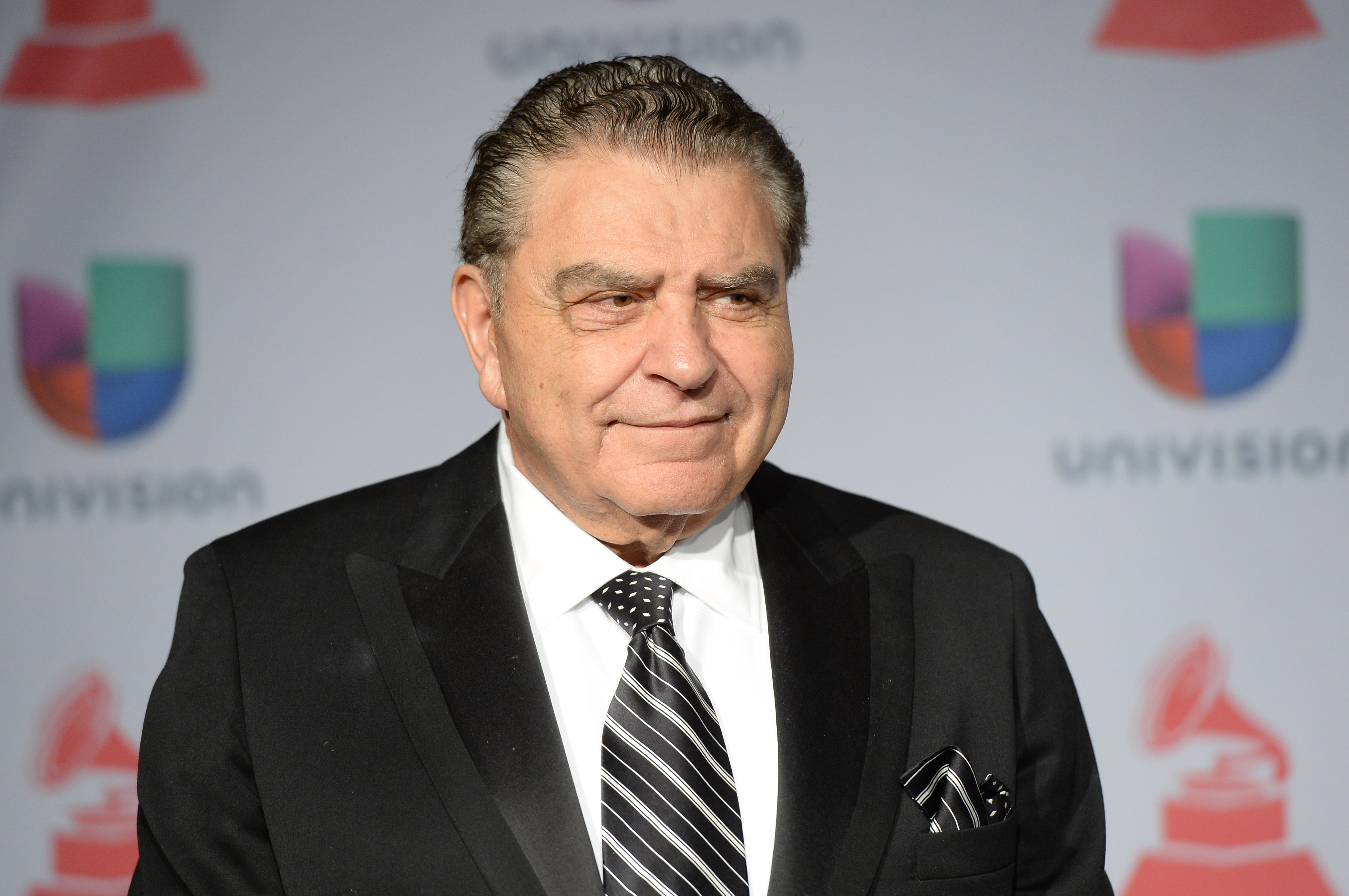 LAS VEGAS, NV - NOVEMBER 21: TV personality Don Francisco poses in the press room at the 14th Annual Latin GRAMMY Awards held at the Mandalay Bay Events Center on November 21, 2013 in Las Vegas, Nevada. (Photo by Jason Merritt/Getty Images)