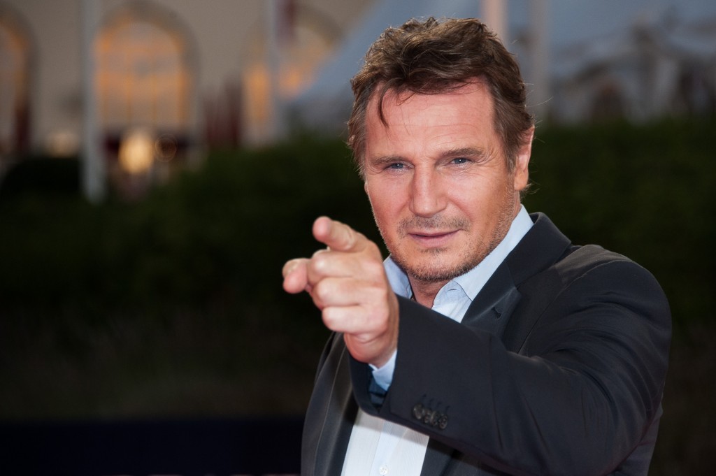 DEAUVILLE, FRANCE - SEPTEMBER 07:  Actor Liam Neeson poses on the red carpet before the screening of his movie "Taken 2" during the 38th Deauville American Film Festival on September 7, 2012 in Deauville, France.  (Photo by Francois Durand/Getty Images)