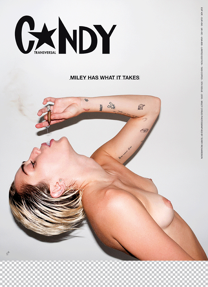 Miley Cyrus Nude Candy Magazine009