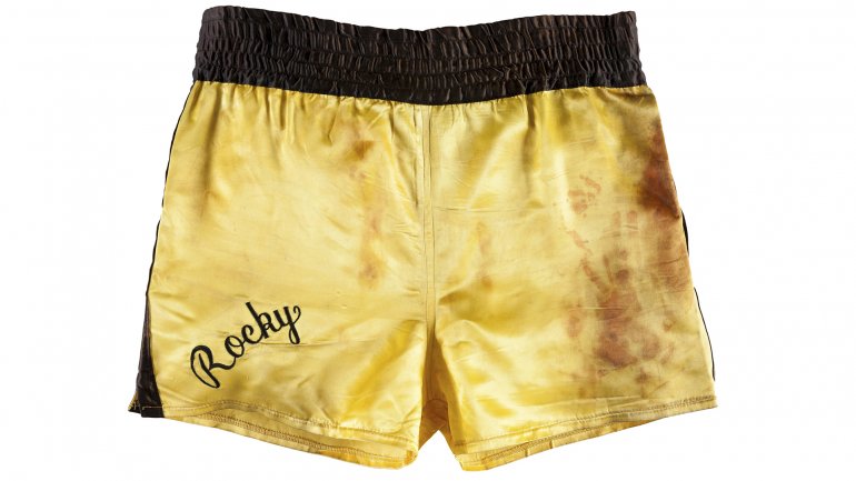 Shorts utilizados durante el combate en "Rocky III#