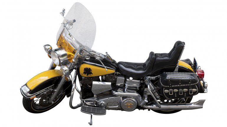 Harley-Davidson FLH utilizada en "Rocky II" y "Rocky V"