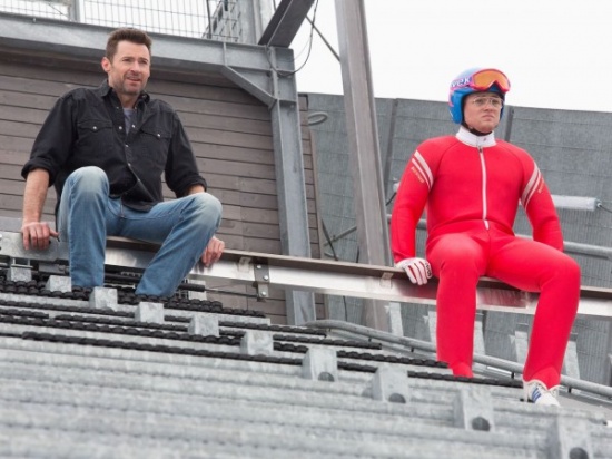 Hugh Jackman y Taron Egerton