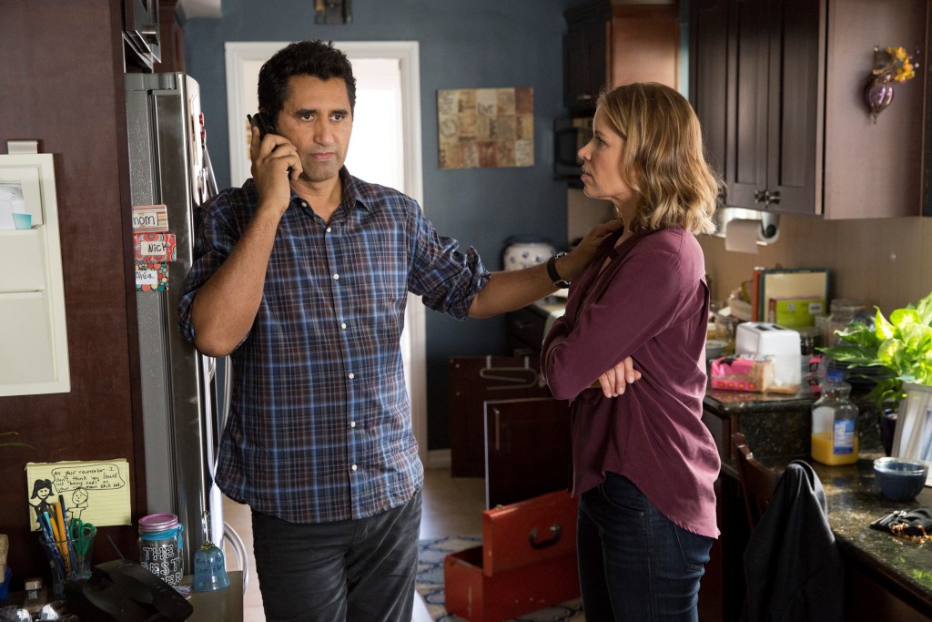 Cliff Curtis as Travis and Kim Dickens as Madison - Fear the Walking Dead _ Season 1, Episode 1 - Photo Credit: Justin Lubin/AMC