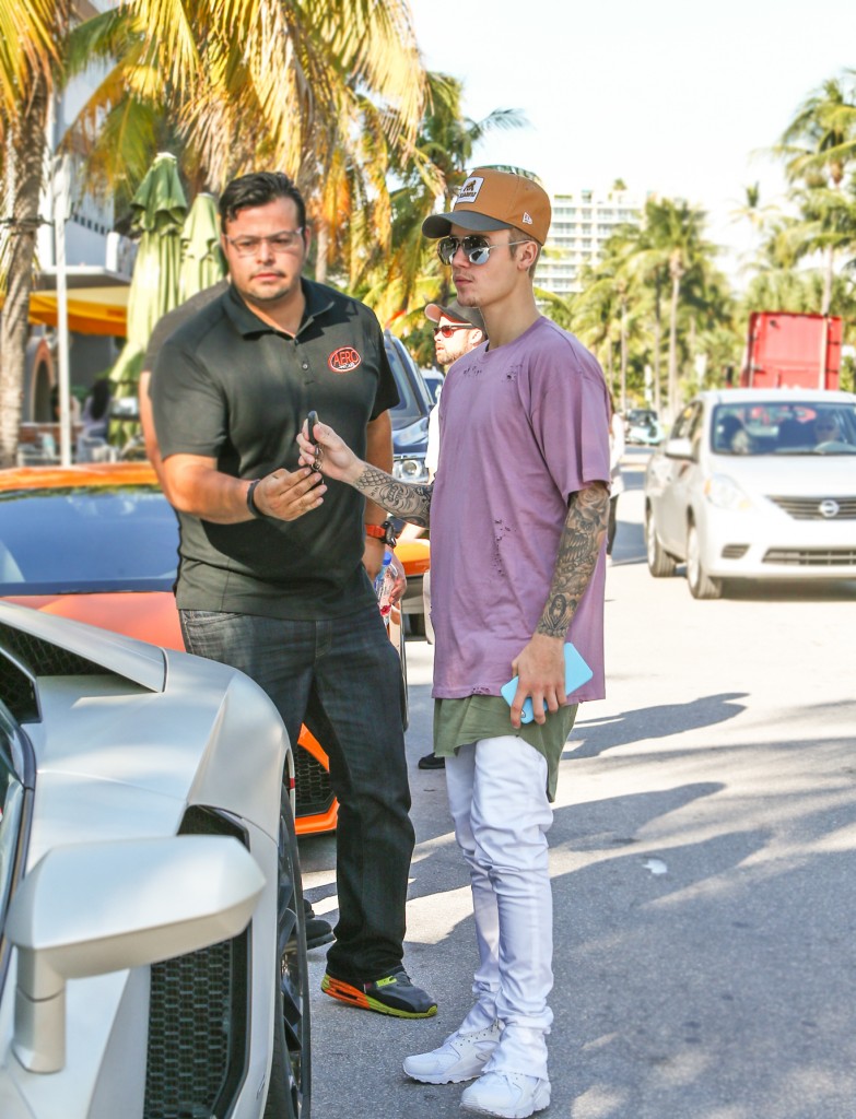 Justin Bieber en Miami 