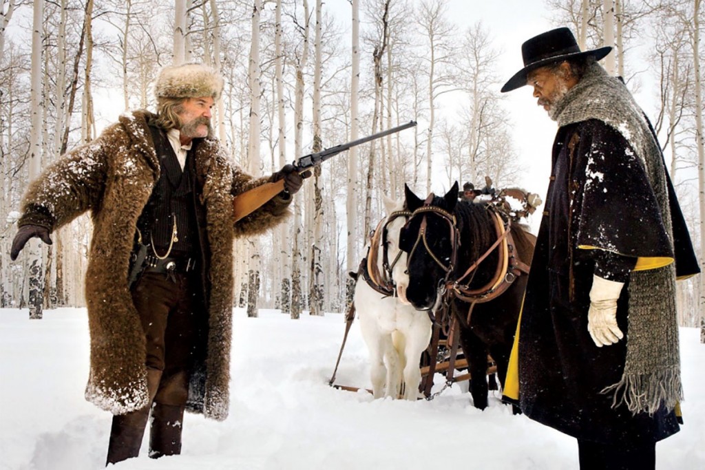 Kurt Russell y Samuel L. Jackson en The Hateful Eight