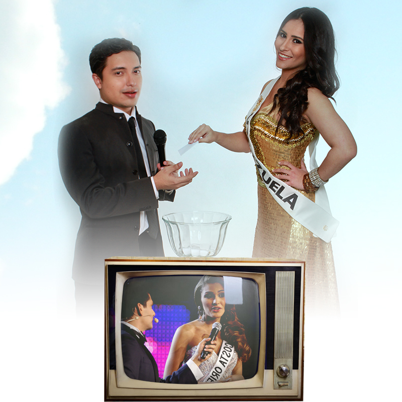 Homenaje Cultura Pop Venezolana - Miss Venezuela - Hector Palmar y Rachel Perozo