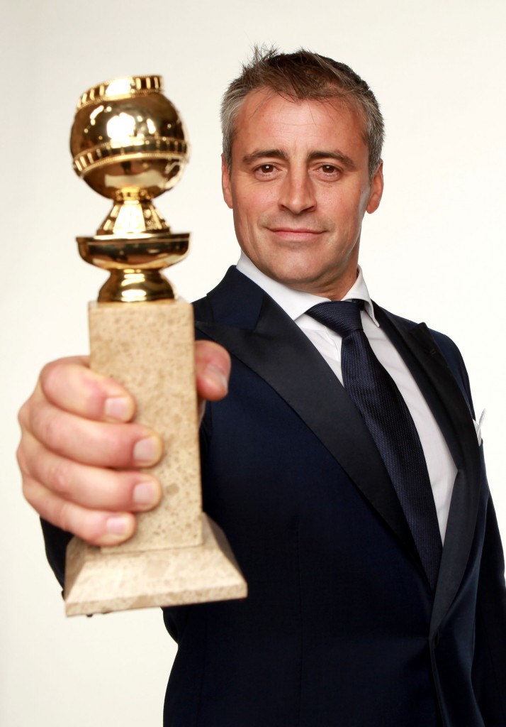 BEVERLY HILLS, CA - JANUARY 15:  Actor Matt LeBlanc, winner of the Best Performance by an Actor in a Television Series - Musical or Comedy for "Episodes" poses for a portrait backstage at the 69th Annual Golden Globe Awards held at the Beverly Hilton Hotel on January 15, 2012 in Beverly Hills, California.  (Photo by Christopher Polk/Getty Images)