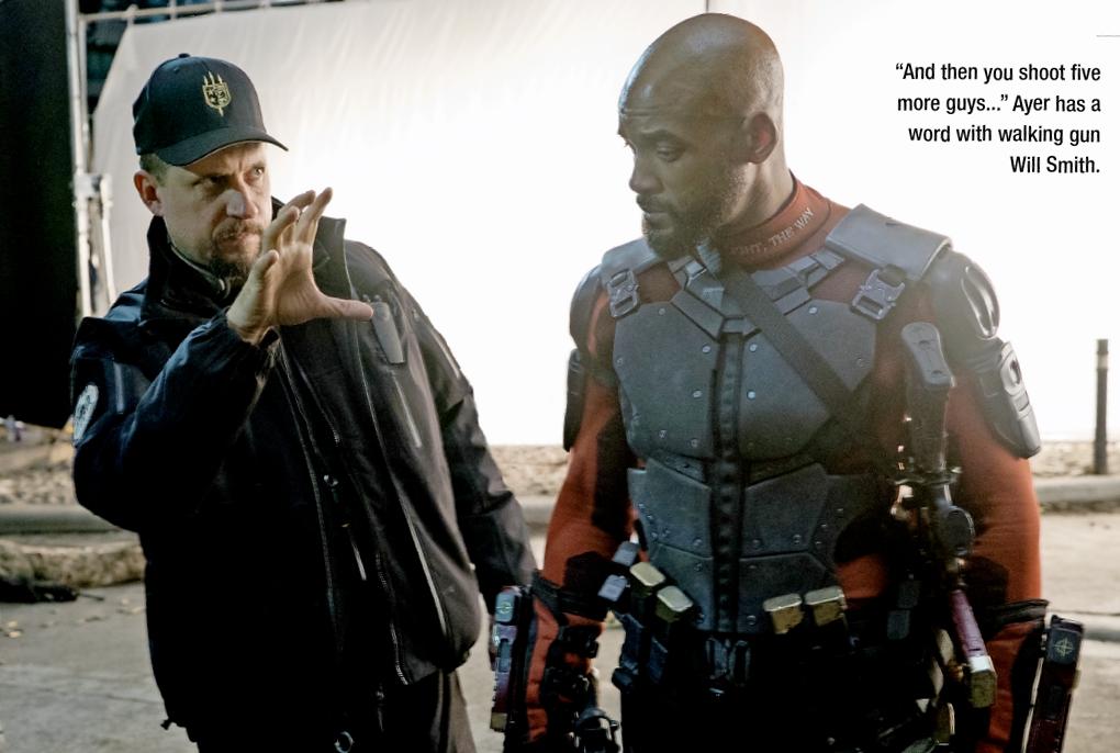 Will Smith y David Ayer juntos en el set de rodaje de el "Escuadrón Suicida"