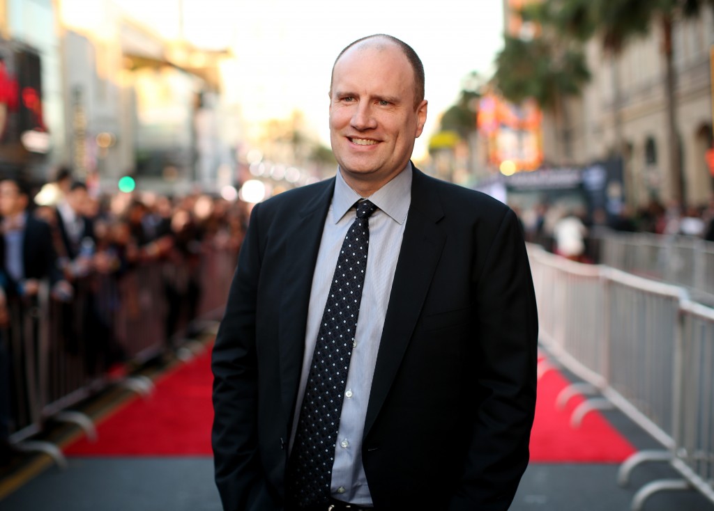 HOLLYWOOD, CA - MARCH 13: Producer Kevin Feige attends Marvel's "Captain America: The Winter Soldier" premiere at the El Capitan Theatre on March 13, 2014 in Hollywood, California.  (Photo by Christopher Polk/Getty Images for Disney) *** Local Caption *** Kevin Feige