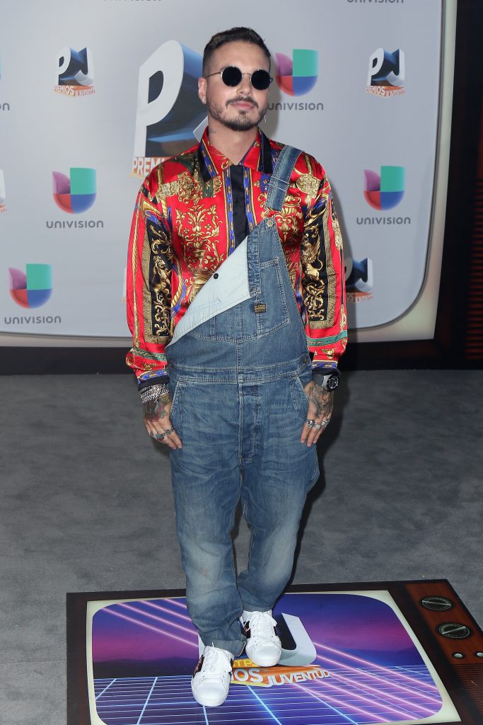 MIAMI, FL - JULY 14: Singer J Balvin attends the Univision's 13th Edition Of Premios Juventud Youth Awards at Bank United Center on July 14, 2016 in Miami, Florida.   John Parra/Getty Images for Univision/AFP