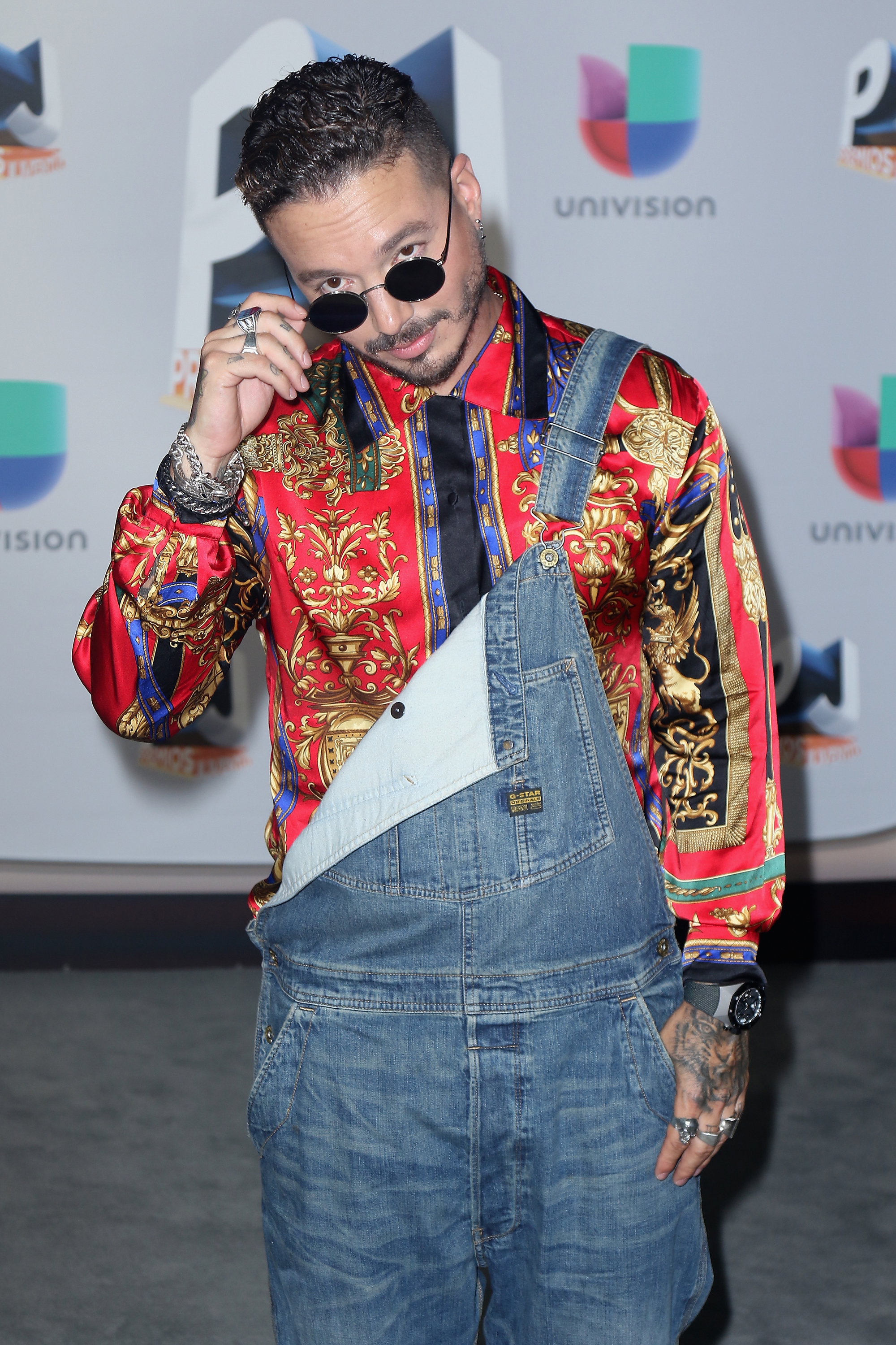 MIAMI, FL - JULY 14: Singer J Balvin attends the Univision's 13th Edition Of Premios Juventud Youth Awards at Bank United Center on July 14, 2016 in Miami, Florida. John Parra/Getty Images for Univision/AFP