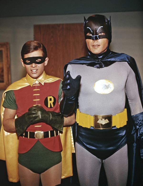 Burt Ward y Adam West protagonizaron la famosa serie de Batman de la década de 1960 (Grosbygroup)