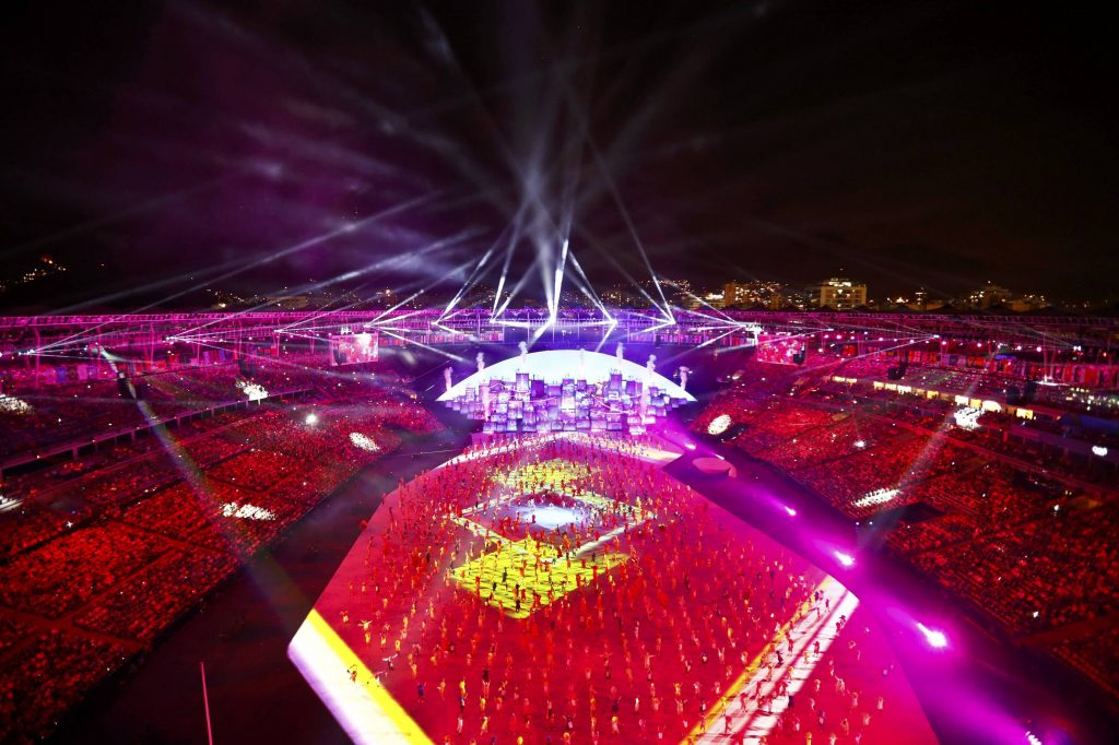 2016 Rio Olympics - Opening ceremony - Maracana - Rio de Janeiro, Brazil - 05/08/2016. Actors perform during the opening ceremony REUTERS/Pawel Kopczynski FOR EDITORIAL USE ONLY. NOT FOR SALE FOR MARKETING OR ADVERTISING CAMPAIGNS.