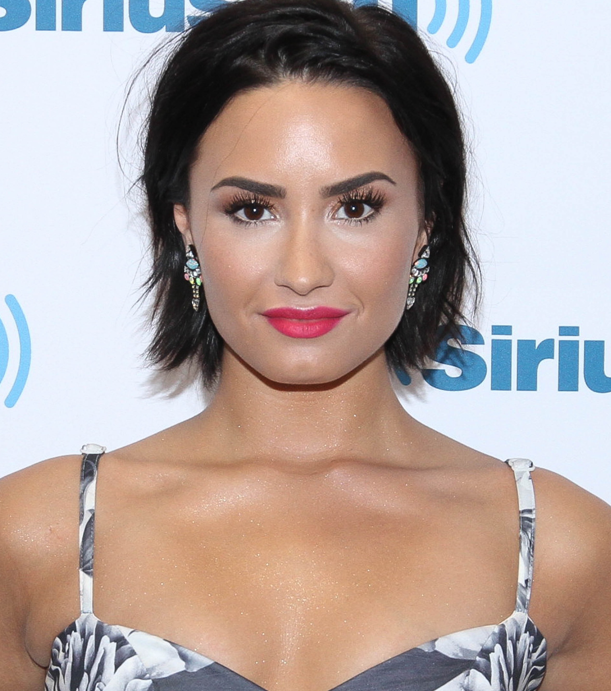NEW YORK, NY - JULY 01: Demi Lovato visits at SiriusXM Studios on July 1, 2015 in New York City. (Photo by Rob Kim/Getty Images)
