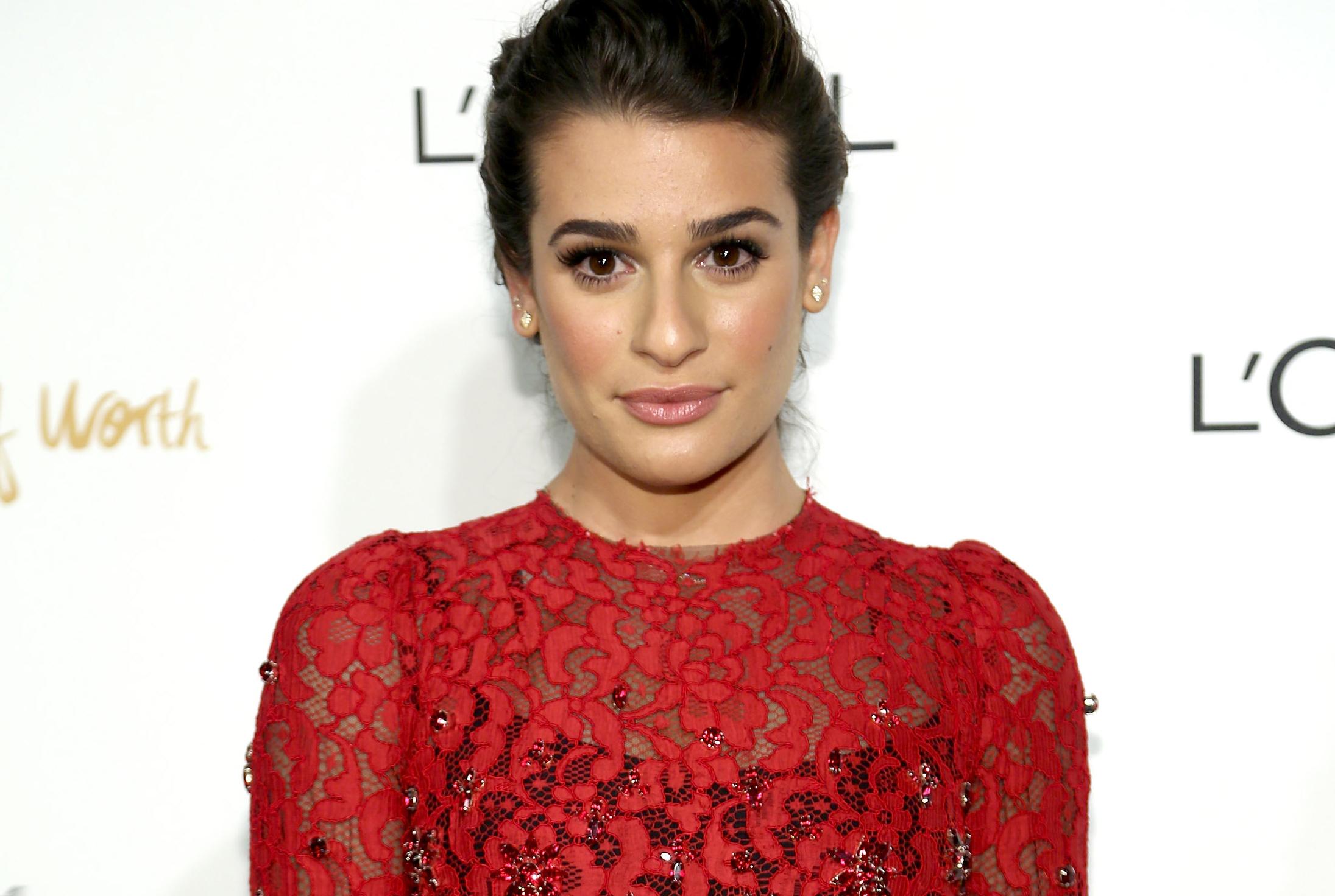 NEW YORK, NY - DECEMBER 03: Actress Lea Michele attends L'Oreal Paris' Women of Worth 2013 at The Pierre Hotel on December 3, 2013 in New York City. (Photo by Paul Zimmerman/WireImage)
