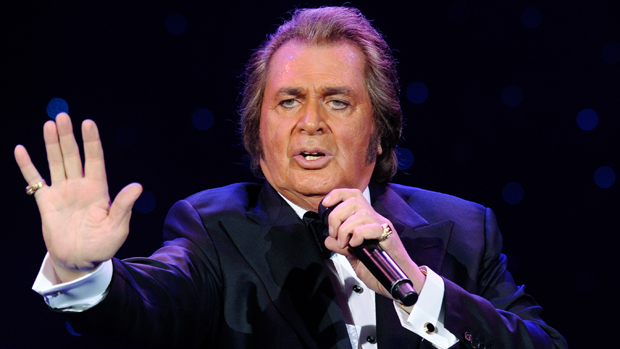 LAS VEGAS, NV - JULY 21: Singer Engelbert Humperdinck performs during the first of four shows at the Theatre des Arts at the Paris Las Vegas July 21, 2011 in Las Vegas, Nevada. Humperdinck received a ceremonial key to the city of Las Vegas and a star on the Las Vegas Walk of Stars yesterday. (Photo by Ethan Miller/Getty Images)