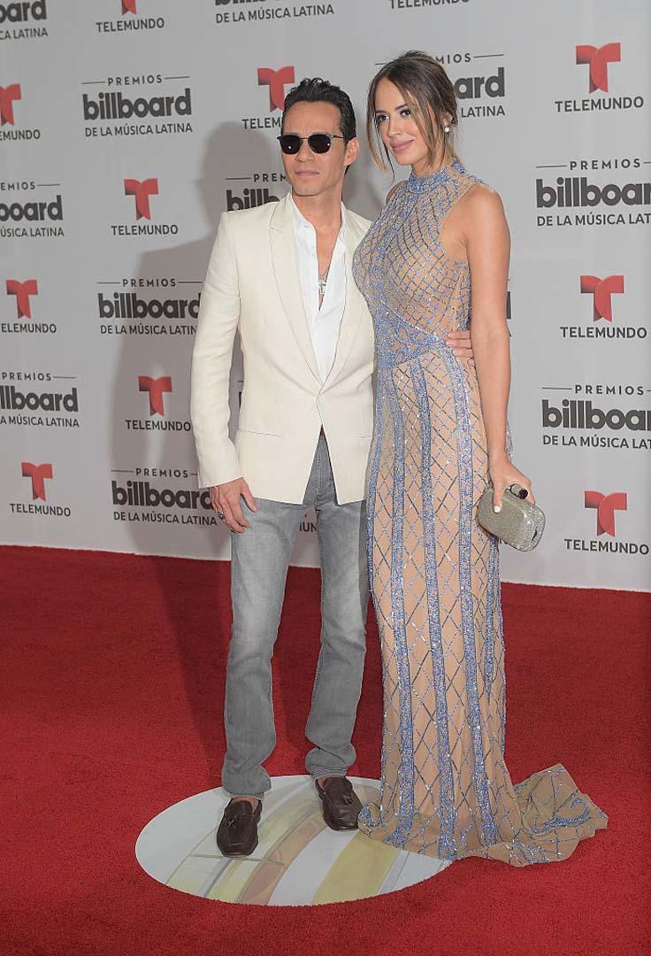 MIAMI, FL - APRIL 28: Marc Anthony and Shannon de Lima attend the Billboard Latin Music Awards at Bank United Center on April 28, 2016 in Miami, Florida. (Photo by Rodrigo Varela/WireImage)