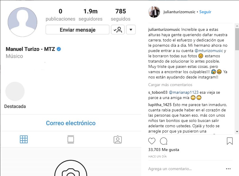 Julián a Manuel Turizo