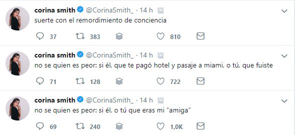 Corina Smith y Sheryl Rubio